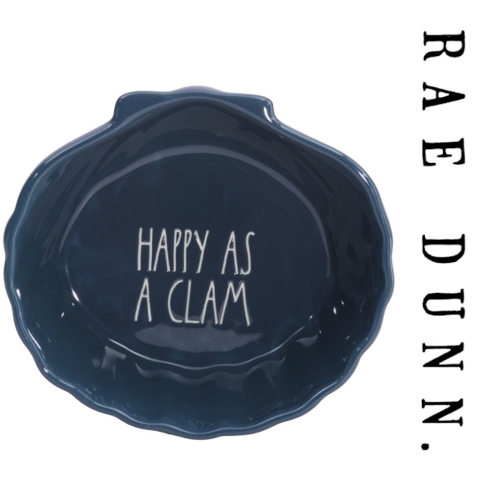 Rae Dunn Happy As A Clam Serving Bowl